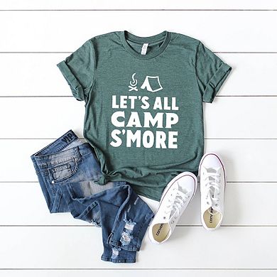 Let's All Camp S'more Short Sleeve Graphic Tee