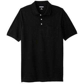 Liberty Blues by KingSize Men's Big & Tall Longer-Length Shrink-Less Cotton Polo