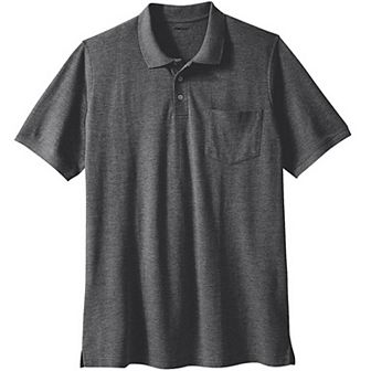 Liberty Blues by KingSize Men's Big & Tall Longer-Length Shrink-Less Cotton Polo