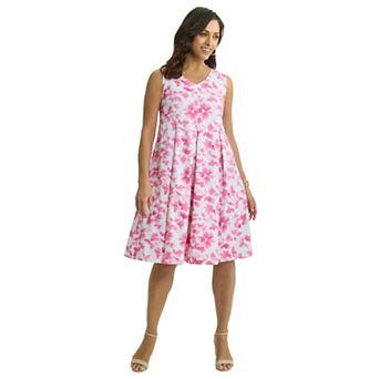 Jessica London Women's Plus Size Cotton Denim Dress