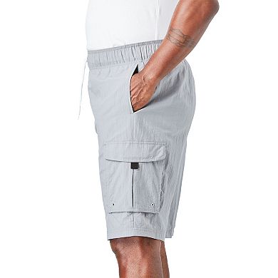 KingSize Men's Big & Tall 8"" Cargo Swim Trunks