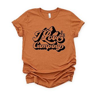 I Love Camping Short Sleeve Graphic Tee