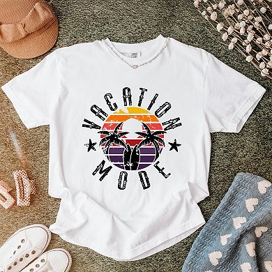 Simply Sage Market Vacation Mode Circle Garment Dyed Tee