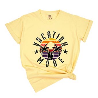 Simply Sage Market Vacation Mode Circle Garment Dyed Tee