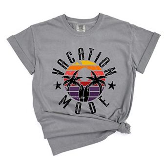 Simply Sage Market Vacation Mode Circle Garment Dyed Tee