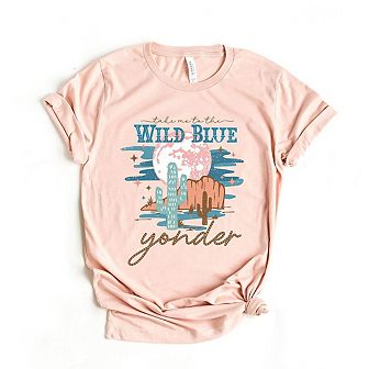 Simply Sage Market Wild Blue Yonder Short Sleeve Tee