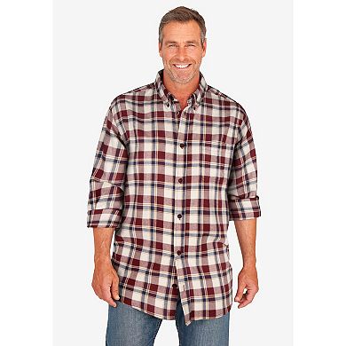 KingSize Men's Big & Tall Liberty Blues by KingSize Flannel Shirt