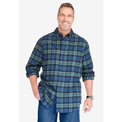 KingSize Men's Big & Tall Liberty Blues by KingSize Flannel Shirt