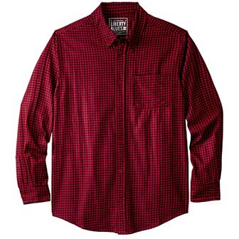 KingSize Men's Big & Tall Liberty Blues by KingSize Flannel Shirt