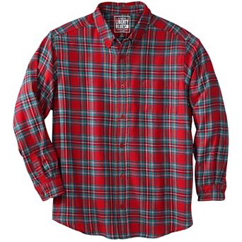 KingSize Men's Big & Tall Liberty Blues by KingSize Flannel Shirt
