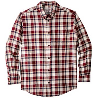 KingSize Men's Big & Tall Liberty Blues by KingSize Flannel Shirt