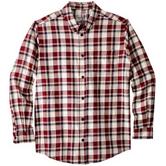 KingSize Men's Big & Tall Liberty Blues by KingSize Flannel Shirt