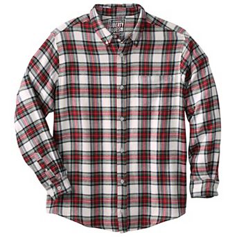 KingSize Men's Big & Tall Liberty Blues by KingSize Flannel Shirt