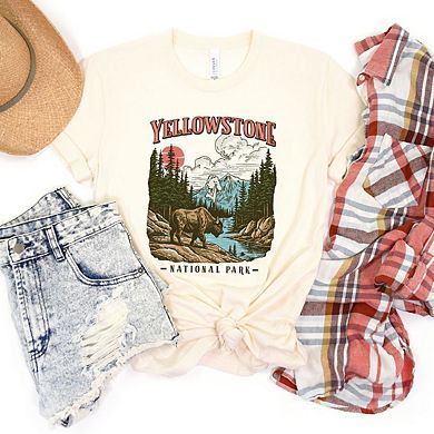 Simply Sage Market Yellowstone National Park Buffalo Short Sleeve Tee