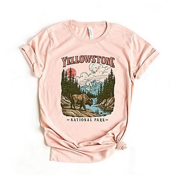 Simply Sage Market Yellowstone National Park Buffalo Short Sleeve Tee