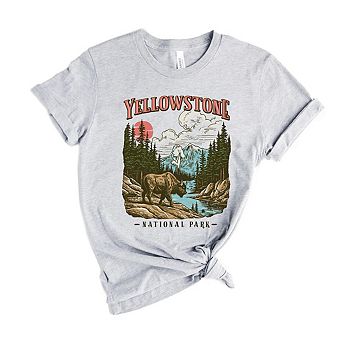 Simply Sage Market Yellowstone National Park Buffalo Short Sleeve Tee