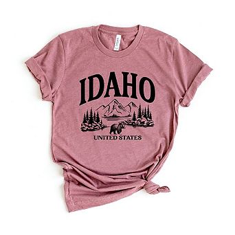 Idaho Forest Scene Short Sleeve Graphic Tee