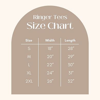 Smile Orange Ringer Tee