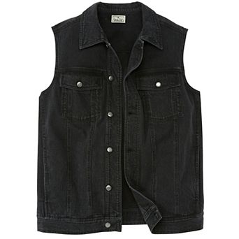 Liberty Blues By Kingsize Men's Big & Tall Denim Vest