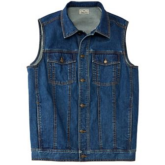 Liberty Blues by KingSize Men's Big & Tall Denim Vest