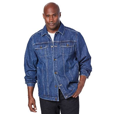 Liberty Blues By Kingsize Men's Big & Tall Denim Jacket