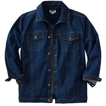 Liberty Blues By Kingsize Men's Big & Tall Denim Jacket