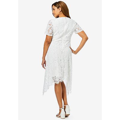 lace up back dress with sleeves Elia- Long Sleeve Open Back Lace Wedding Dres XXXL