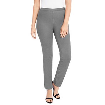 Jessica London Women's Plus Size Tall Stretch Denim Straight-leg Jegging