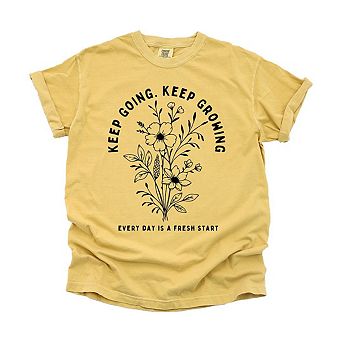 Keep Going Keep Growing Garment Dyed Tees