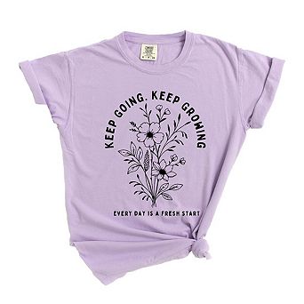 Keep Going Keep Growing Garment Dyed Tees