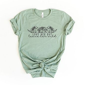 Leave Her Wild Floral Short Sleeve Graphic Tee