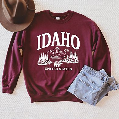 Idaho Forest Scene Sweatshirt