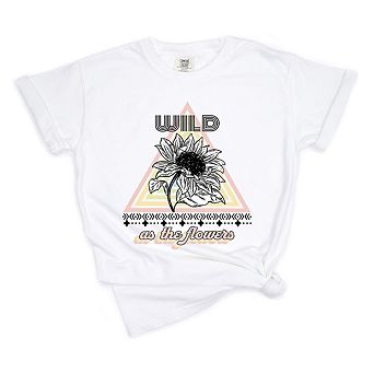Simply Sage Market Wild As The Flowers Garment Dyed Tee