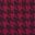 Burgundy Houndstooth