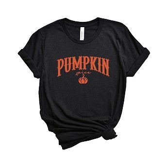 Pumpkin Spice Bold Short Sleeve Graphic Tee
