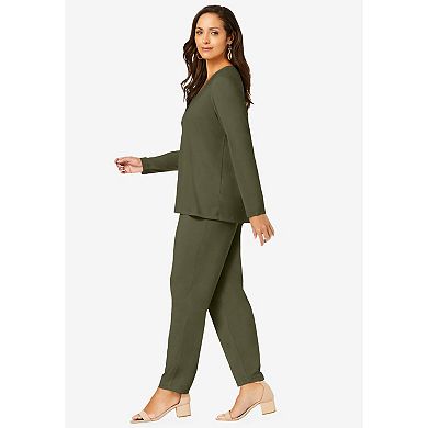 Jessica London Women's Plus Size Stretch Knit 4-Piece Wardrober