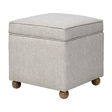 Madison Park Jenna Storage Ottoman With Tray