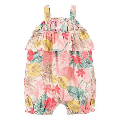 Baby Girl Carter's Tropical Print Romper