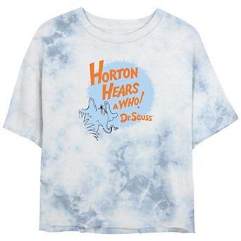 Juniors' Dr. Seuss Horton Hears A Who Cropped Graphic Tee
