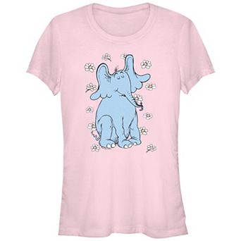 Juniors' Dr. Seuss Peaceful Horton Hears A Who Fitted Graphic Tee