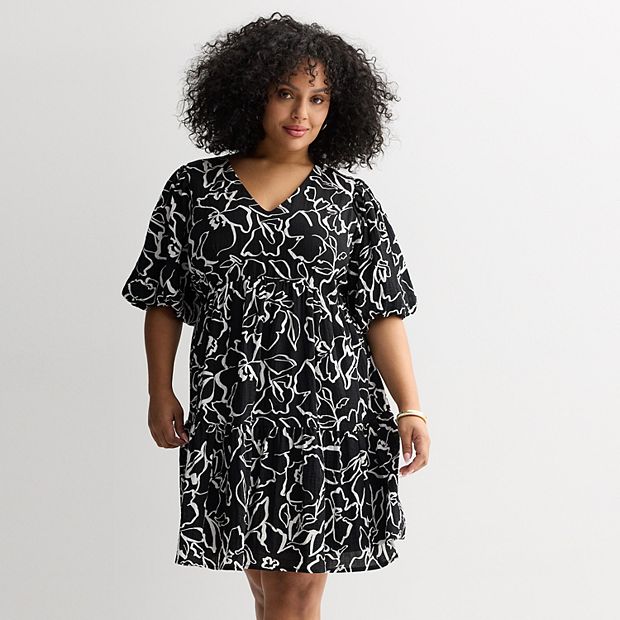 black plus size babydoll dress Talisea Plus Size Dresses for Women Casual Black Sundress Summer Tiered  Cotton Babydoll Short Cute Tshirt Sun Dress with Pockets at Amazon Women's  Clothing store