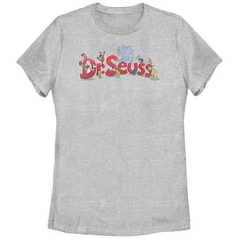 Juniors' Dr. Seuss Retro Characters Graphic Tee