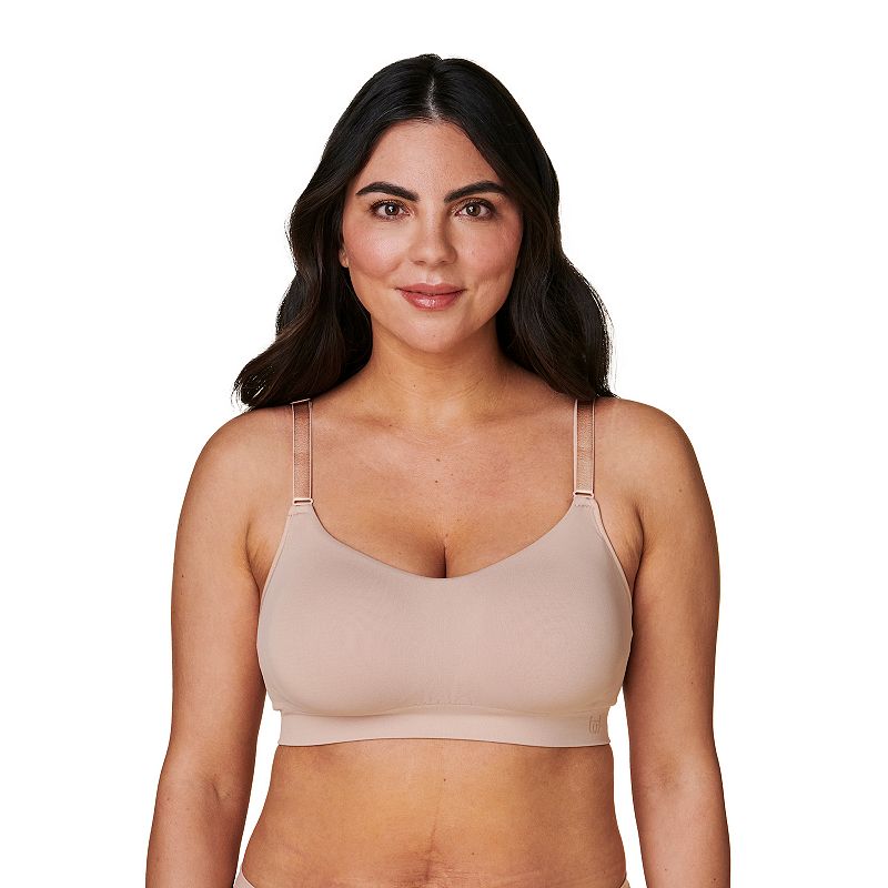 Bravado Designs Balconette Full Cup Everyday Wireless Bra 11058, Women's, Size: Medium FC, Cameo