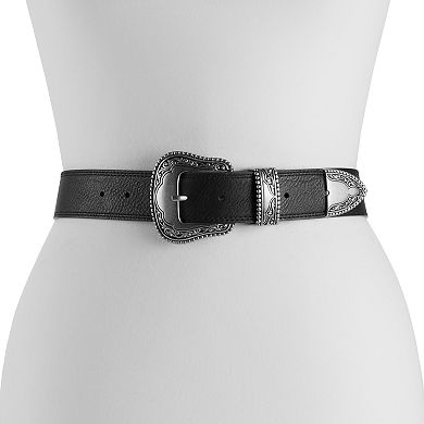 Women's Nine West Western Buckle Belt