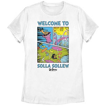 Juniors' Dr. Seuss Welcome To Solla Sollew Graphic Tee