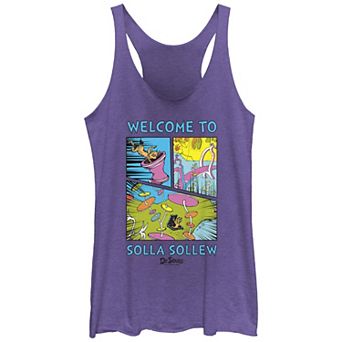 Juniors' Dr. Seuss Welcome To Solla Sollew Racerback Tank Top
