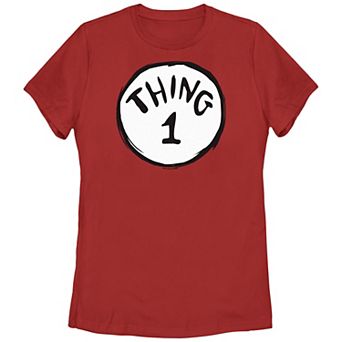 Juniors' Dr. Seuss Thing 1 Graphic Tee