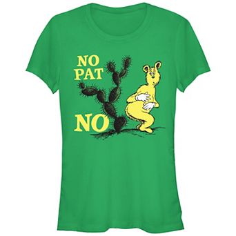 Juniors' Dr. Seuss No Pat No Fitted Graphic Tee
