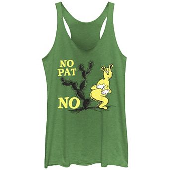 Juniors' Dr. Seuss No Pat No Racerback Tank Top