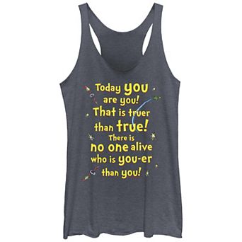 Juniors' Dr. Seuss Today You Are You Racerback Tank Top
